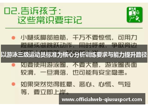 以游泳三级运动员标准为核心分析训练要求与能力提升路径
